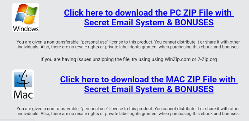 Download Secret Email System - Windows and Mac