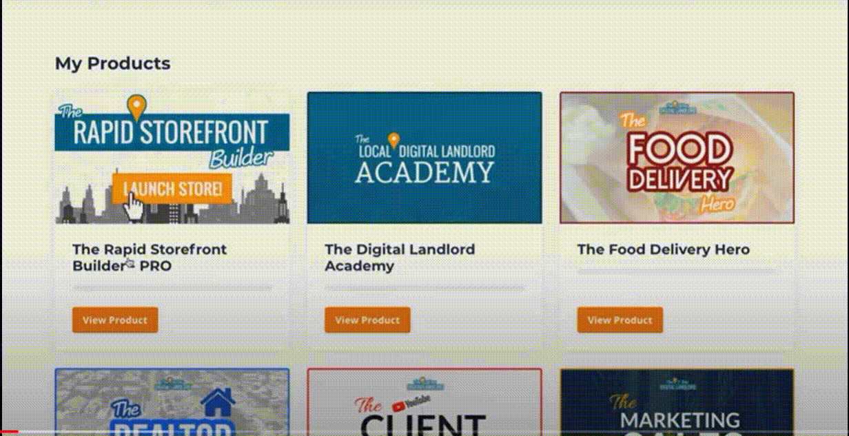 Digital Landlord Academy - Interface