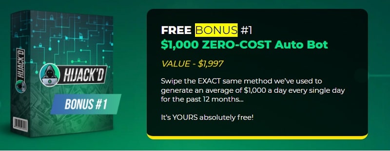HiJack'd Free Bonus 1 - Zero Cost Auto Bot